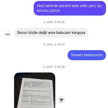 Dogan.butik (Instagram: Liyessa Collection) 56 Gün Türkiye'den, Fransa'ya Kargo Gelmedi, Paramı İadesini Talep Edi