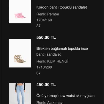 Bershka Eksik Ürün Yolladı