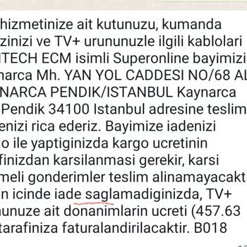 Superonline Zorla Para Almak İstiyor.