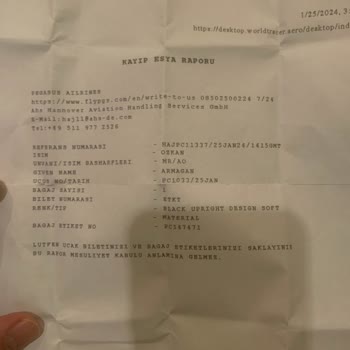 Pegasus Kayıp Bavul Ve İlgisiz Hizmet Sorunu