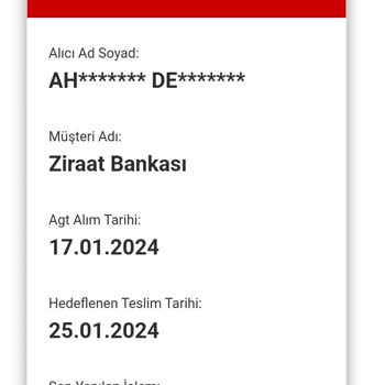 AGT Kurye (aynigunteslim.com) Kurye Teslimatı Ve Müşteri İletişimi Sorunu
