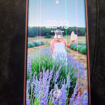 Samsung Telefon Samsung Çizgi Sorunu Sinir Bozucu