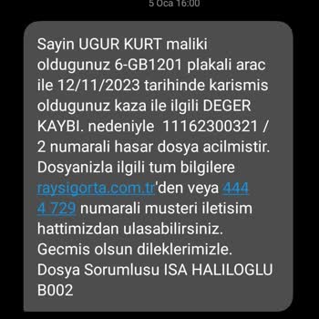 Ray Sigorta Değer Kaybı Ödemiyor