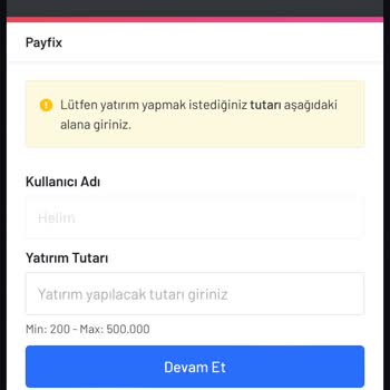 Winxbet Parama El Koydu