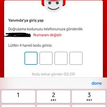 Vodafone Yanımda Giriş Yapamama Sorunu