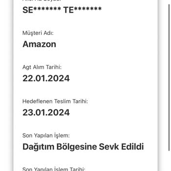 AGT Kurye (aynigunteslim.com) Günlerdir Gelemeyen Kargo