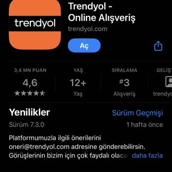 Trendyol Linkine Basıyorum Ancak Açılmıyor