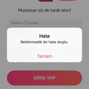 Gönülden Sevenler Sayfa Hata Mesajı