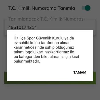 Passolig De Kısıtlama Hatası Alıyorum Ne Yapmam Lazım