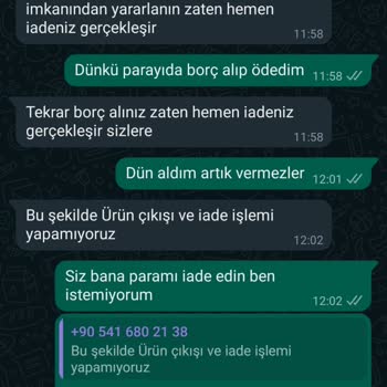 Günay Paketleme Şikayetçiyim Paramın İadesi Yapılsın