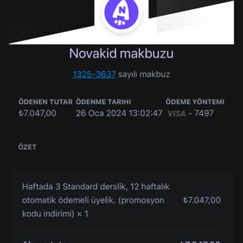 Novakid Ücret İadesi İstiyorum Ama Olmuyor