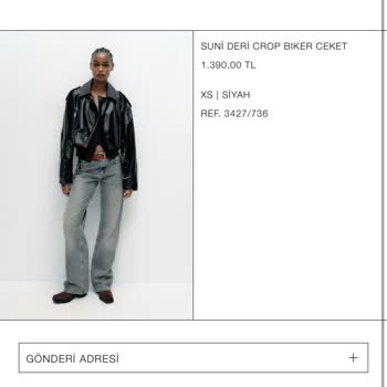 Zara Deri Ceket Soyuldu