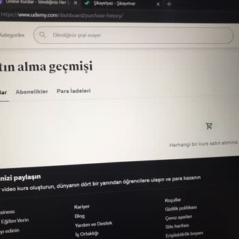 Udemy Satın Alma İşlemi Gerçekleştiği Halde Abonelik Göstermiyor