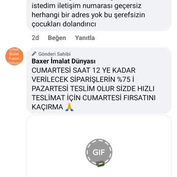 Baxer İmalat Dünyası Yanlış Ürün Gönderimi ve İletişim Sorunu