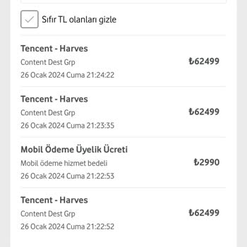 Vodafone Faturasındaki Haksız Kesinti!