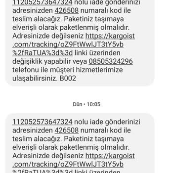 Kargoist Kargomu Adresimden Alması Gerekirken Almıyor.