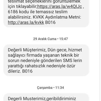 Aras Kargo Yanlış Adrese Teslim