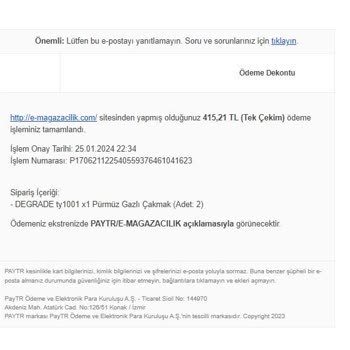 E-magazacilik.com Parayı Peşin Çekti 3 Gündür Sipariş Onaylanmadı