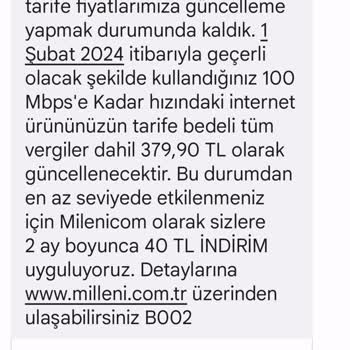 Millenicom Çifte Standart Fiyat Artışı