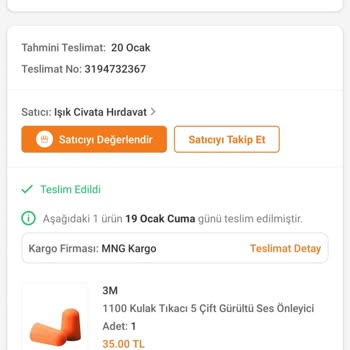 MNG Kargo Teslim Edilmeyen Ürün