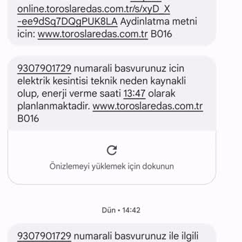 Toroslar Elektrik Dağıtım Şirketi Çözülemeyen Elektrik Kesintileri.