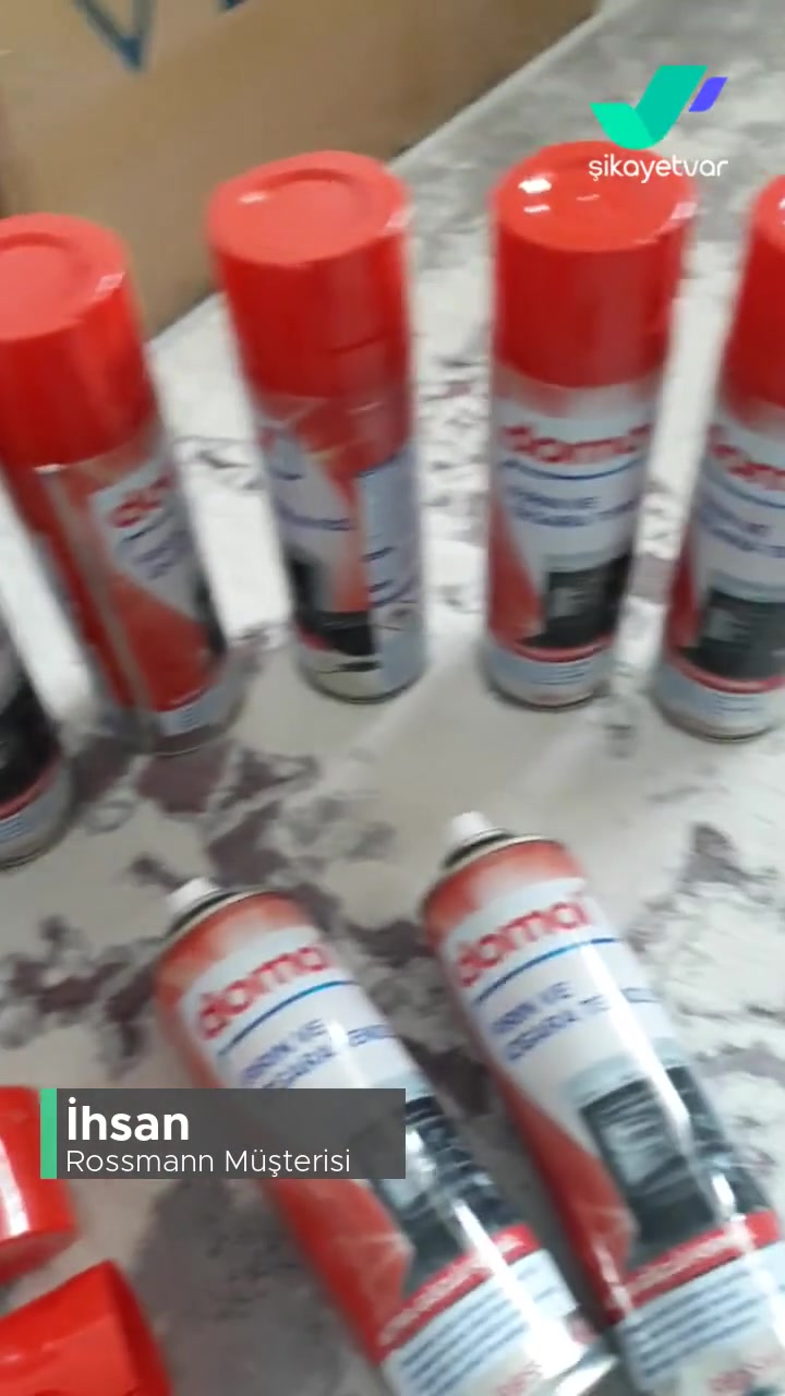 Rossmann Domol Kapağı Kırık Ve Ürünler Zarar Görmüş videonun kapak resmi