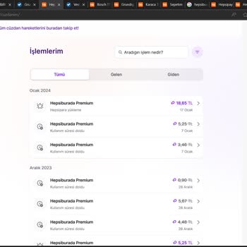 Hepsiburada Cüzdanımda Olan Hepsipay Paraları Silmiş