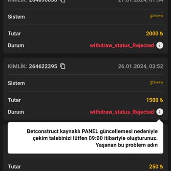 Betsortie Ödemem Yapılmadı Ve Erişim Engellendi