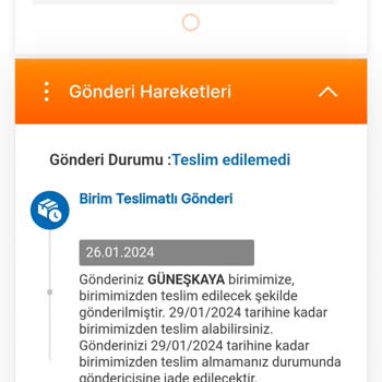 MNG Kargo Siparişi Teslim Etmemekte Olup İade Edilmesine Neden Olacak