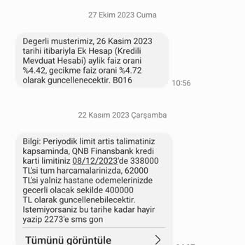 QNB Finansbank Kart Zaafiyeti Habersiz Çekim