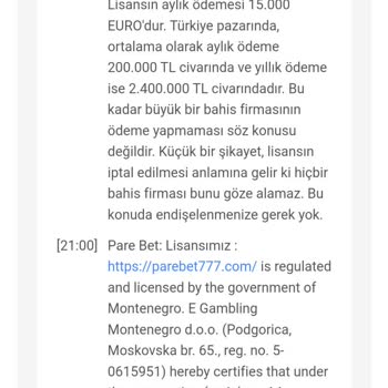 Parebet Çekim Sorunu Var