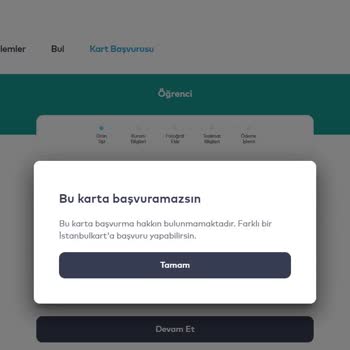 Öğrenci İstanbul Kart Çıkartamıyorum!