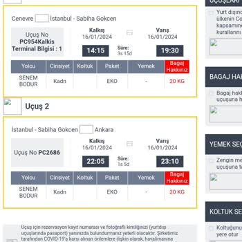 Pegasus Havayollarının Haksız Olarak Çalıştığı Bagaj Ücreti