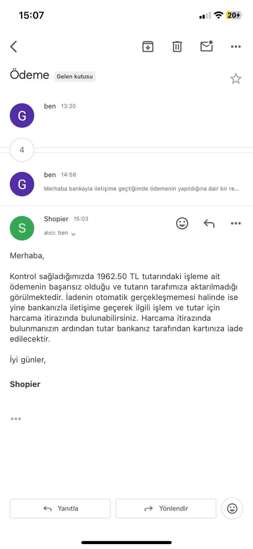 Shopier Sipariş Oluşturmadı Ödeme Alındı Şikayetvar 3081