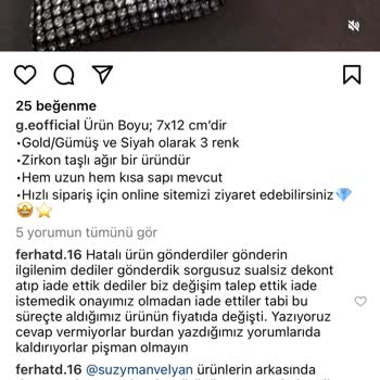 G E Officiall Alakasız Hatalı Ürün Gönderdi