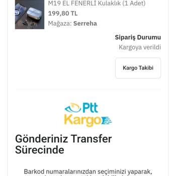 Epttavm Ve PTT Kargodan Şikayetçiyim