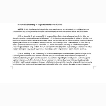MUSKİ Su Aboneliği