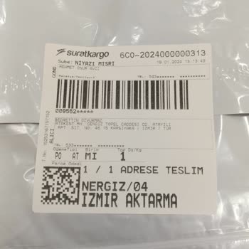 Sürat Kargo Çeklerim Kayıp Bulunamıyor