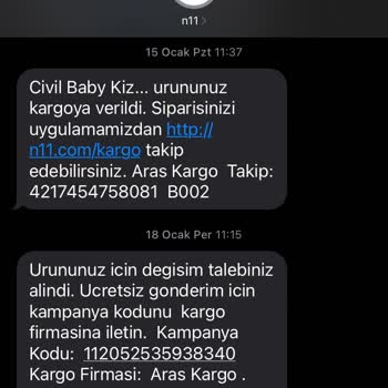 N11 Yanlış Gönderilen Ürüne Kargo Parasını Benden Kesiyor