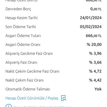 Yapı Kredi Yıllık Kart Ücreti