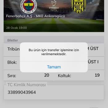 Passolig Maç Bileti Transfer Sorunu!