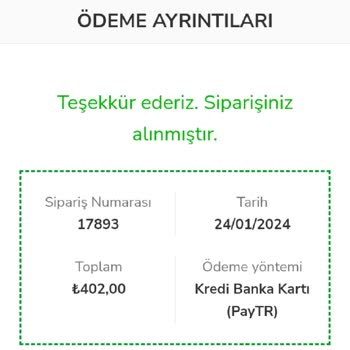 Cosmomiss.com Siparişim İnternet Sitesinde Görülmüyor