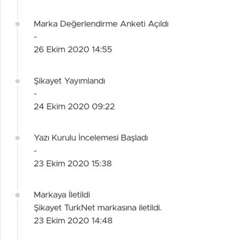 TurkNet'i İkinci Kez THH'ye Şikayet Ettim.
