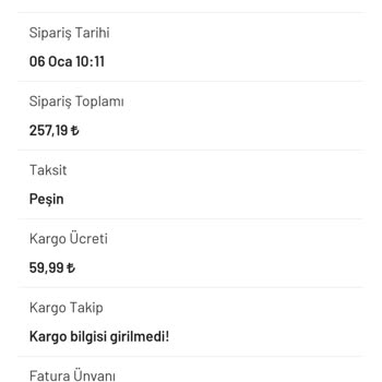 Zincirwear Ürün 1 Aydır Kargolanmadı