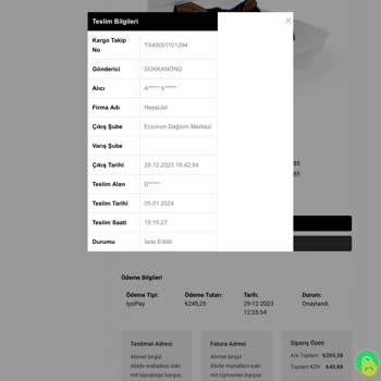 Dükkanönü (dukkanonu.com) Satıcı Ürünün Para İadesini Yapmıyor