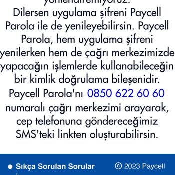 Paycell Ödemem Var Yapamıyorum