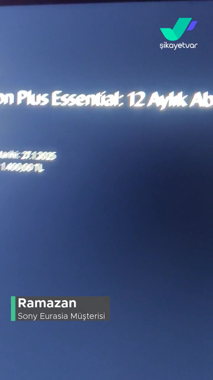 Sony Eurasia PS Aboneliği Alamıyorum! videonun kapak resmi
