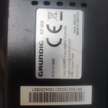 Grundig Vcp 5030 Marka Dikey Şarjlı Süpürge
