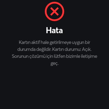 Papara Kartın Aktif Hale Getirilmeye Uygun Değildir Sorunu!