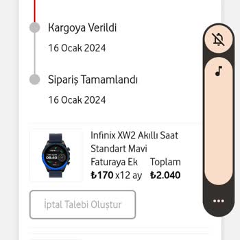 Vodafone Faturaya Ek Cihaz Sorunu!